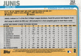 #252 Jakob Junis Kansas City Royals 2019 Topps Series 1 Baseball Card EAM