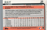 #165 Robbie Ray Arizona Diamondbacks 2019 Topps Series 1 Baseball Card EAM