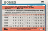 #143 Yan Gomes Cleveland Indians 2019 Topps Series 1 Baseball Card EAM
