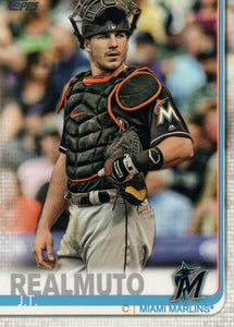 #52 J.T. Realmuto Miami Marlins 2019 Topps Series 1 Baseball Card EAN