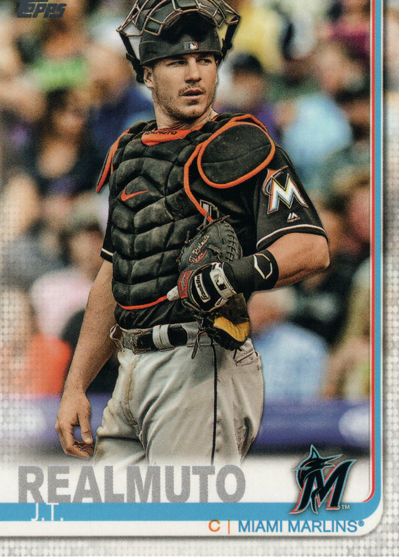 #52 J.T. Realmuto Miami Marlins 2019 Topps Series 1 Baseball Card EAN