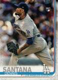 #95 Dennis Santana Rookie Los Angeles Dodgers 2019 Topps Series 1 Baseball Card EAN