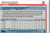 #258 Eddie Rosario Minnesota Twins 2019 Topps Series 1 Baseball Card EAN
