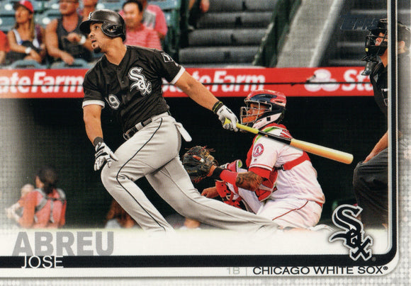 #46 Jose Abreu Chicago White Sox 2019 Topps Series 1 Baseball Card EAN
