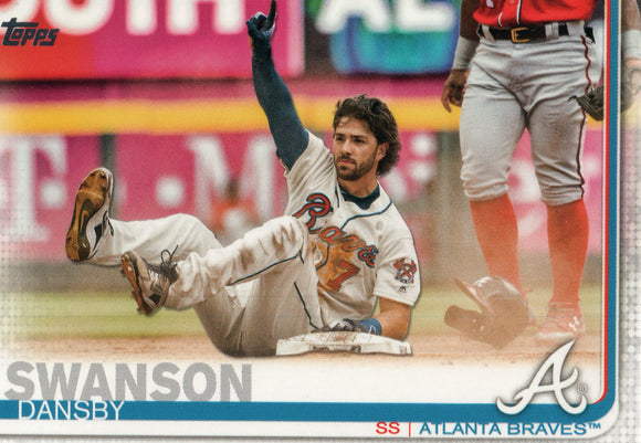 #191 Dansby Swanson Atlanta Braves 2019 Topps Series 1 Baseball Card EAN