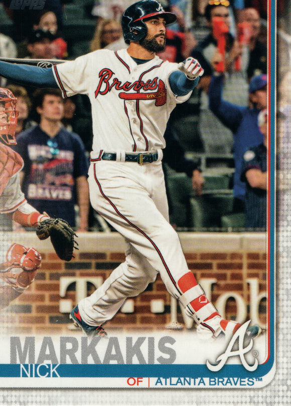#350 Nick Markakis Atlanta Braves 2019 Topps Series 1 Baseball Card EAN