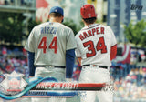 #126 Who's on First National League 2018 Topps Series 1 Baseball Card EAO
