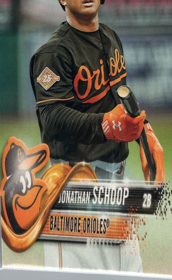 #131 Jonathan Schoop Baltimore Orioles 2018 Topps Series 1 Baseball Card EAO