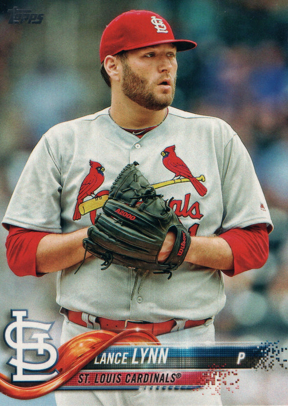 #134 Lance Lynn St Louis Cardinals 2018 Topps Series 1 Baseball Card EAO