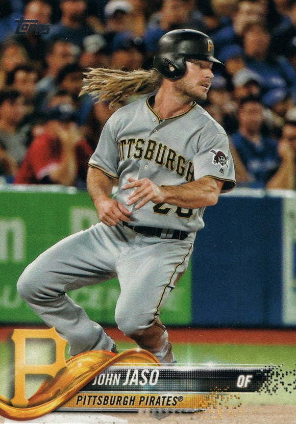 #149 John Jaso Pittsburgh Pirates 2018 Topps Series 1 Baseball Card EAP