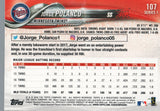 #107 Jorge Polanco Minesota Twins 2018 Topps Series 1 Baseball Card EAP