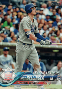 #114 Cody Bellinger Los Angeles Dodgers 2018 Topps Series 1 Baseball Card EAP