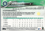 #116 Ariel Miranda Seattle Mariners 2018 Topps Series 1 Baseball Card EAP