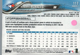 #117 Kendrys Morales Toronto Blue Jays 2018 Topps Series 1 Baseball Card EAP