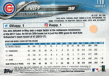 #118 Ian Happ Future Stars Chicago Cubs 2018 Topps Series 1 Baseball Card EAP