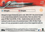 #119 Team Card Los Angeles Angels 2018 Topps Series 1 Baseball Card EAP