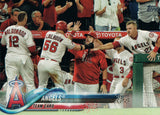 #119 Team Card Los Angeles Angels 2018 Topps Series 1 Baseball Card EAP