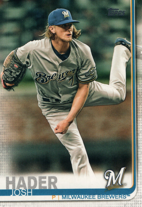 #30 Josh Hader Milwaukee Brewers 2018 Topps Series 1 Baseball Card EAP