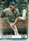#30 Josh Hader Milwaukee Brewers 2018 Topps Series 1 Baseball Card EAP