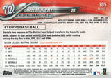 #105 Daniel Murphy Washington Nationals 2018 Topps Series 1 Baseball Card EAP
