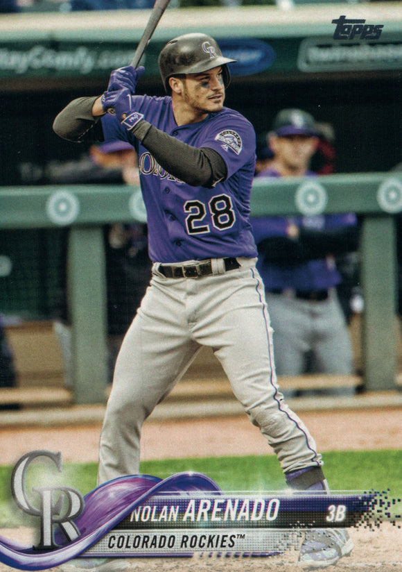 #150 Nolan Arenado Colorado Rockies 2018 Topps Series 1 Baseball Card EAQ