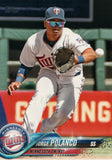 #107 Jorge Polanco Minnesota Twins 2018 Topps Series 1 Baseball Card EAQ