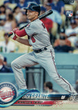 #115 Zack Granite Rookie Minnesota Twins 2018 Topps Series 1 Baseball Card EAQ