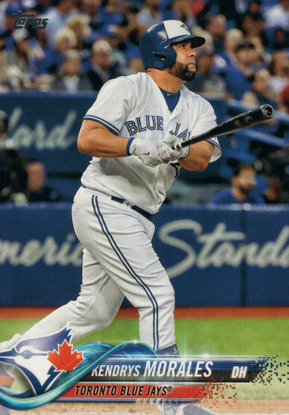 #117 Kendrys Morales Toronto Blue Jays 2018 Topps Series 1 Baseball Card EAQ