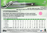 #69 Jed Lowrie Oakland Athletics 2018 Topps Series 1 Baseball Card EAQ