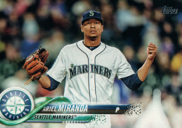 #116 Ariel Miranda Seattle Mariners 2018 Topps Series 1 Baseball Card EAR