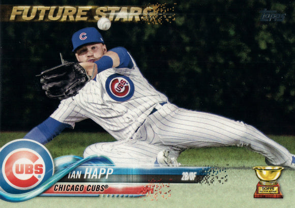 #118 Ian Happ Future Stars Chicago Cubs 2018 Topps Series 1 Baseball Card EAR