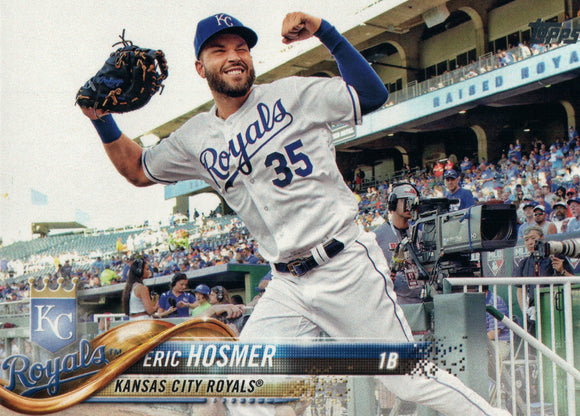 #86 Eric Hosmer Kansas City Royals 2018 Topps Series 1 Baseball Card EAR
