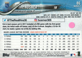 #86 Eric Hosmer Kansas City Royals 2018 Topps Series 1 Baseball Card EAR