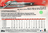 #104 Mitch Moreland Boston Red Sox 2018 Topps Series 1 Baseball Card EAR