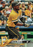 #60 Starling Marte Pittsburgh Pirates 2018 Topps Series 1 Baseball Card EAS