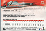 #141 Brandon Drury Arizona Diamondbacks 2018 Topps Series 1 Baseball Card EAS