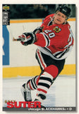 #8 Gary Suter Chicago Blackhawks 1995-96 Upper Deck Collector's Choice Hockey Card EAS