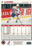 #35 Benoit Brunet Montreal Canadiens 1995-96 Upper Deck Collector's Choice Hockey Card EAS