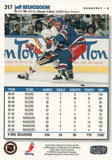 #317 Jeff Beukeboom New York Rangers 1995-96 Upper Deck Collector's Choice Hockey Card EAS