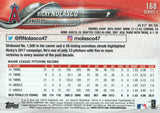 #168 Ricky Nolasco Los Angeles Angels 2018 Topps Series 1 Baseball Card EAT