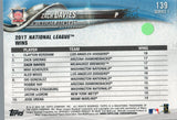#139 Zach Davies League Leaders Milwaukee Brewers 2018 Topps Series 1 Baseball Card EAT