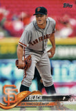 #165 Ty Blach San Francisco Giants 2018 Topps Series 1 Baseball Card EAT