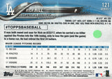 #121 Rich Hill Los Angeles Dodgers 2018 Topps Series 1 Baseball Card EAT