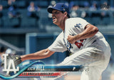 #121 Rich Hill Los Angeles Dodgers 2018 Topps Series 1 Baseball Card EAT