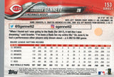 #153 Scooter Gennett Cincinnati Reds 2018 Topps Series 1 Baseball Card EAT