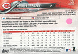 #137 Michael Lorenzen Cincinnati Reds 2018 Topps Series 1 Baseball Card EAU