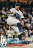 #124 Julio Urias Los Angeles Dodgers 2018 Topps Series 1 Baseball Card EAU