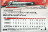 #122 Chris Owings Arizona Diamondbacks 2018 Topps Series 1 Baseball Card EAU