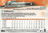#128 Jake Marisnick Houston astros 2018 Topps Series 1 Baseball Card EAU