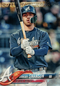 #167 Dansby Swanson Future Stars Atlanta Braves 2018 Topps Series 1 Baseball Card GD EAU